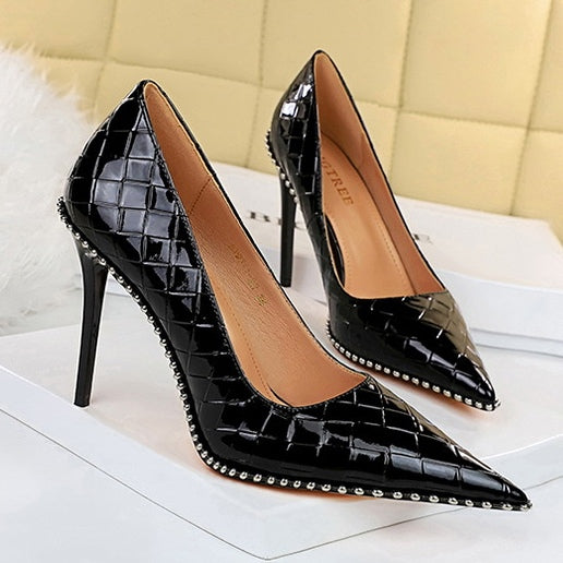 Bridget Studded Stiletto Heels