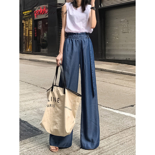 Siena Elastic Waistband Wide Leg Pants