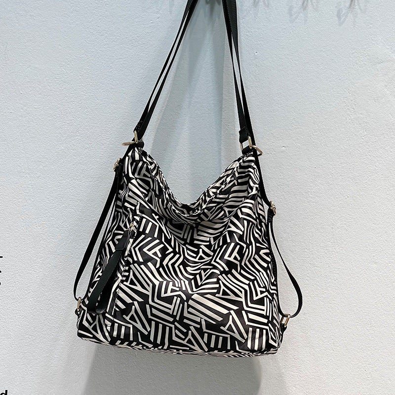 Elodie Nylon Shoulder Hobo Bag