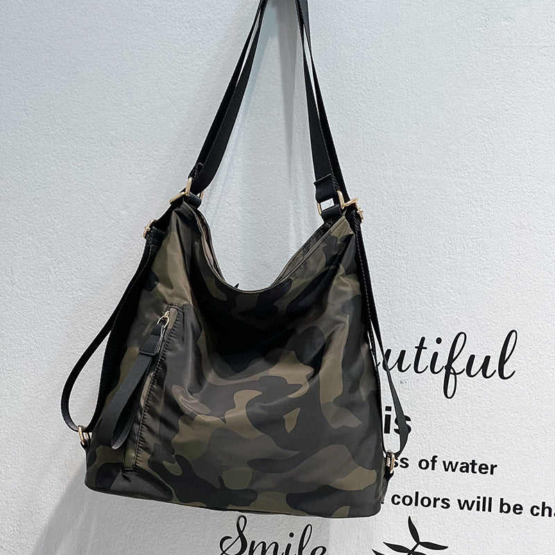 Elodie Nylon Shoulder Hobo Bag