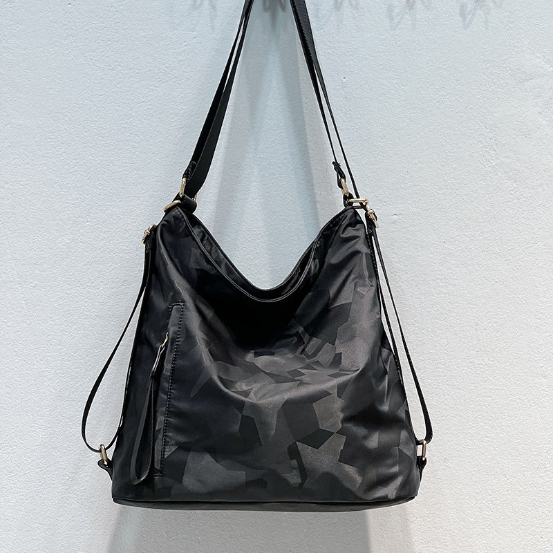 Elodie Nylon Shoulder Hobo Bag