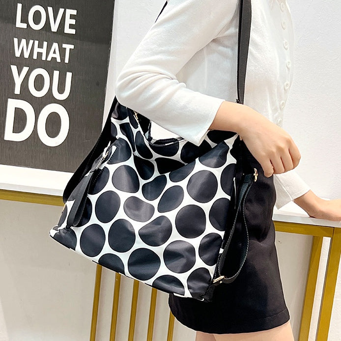Elodie Nylon Shoulder Hobo Bag