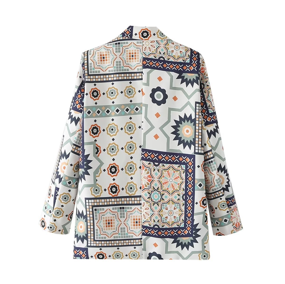 Remi Tiles Print Blazer