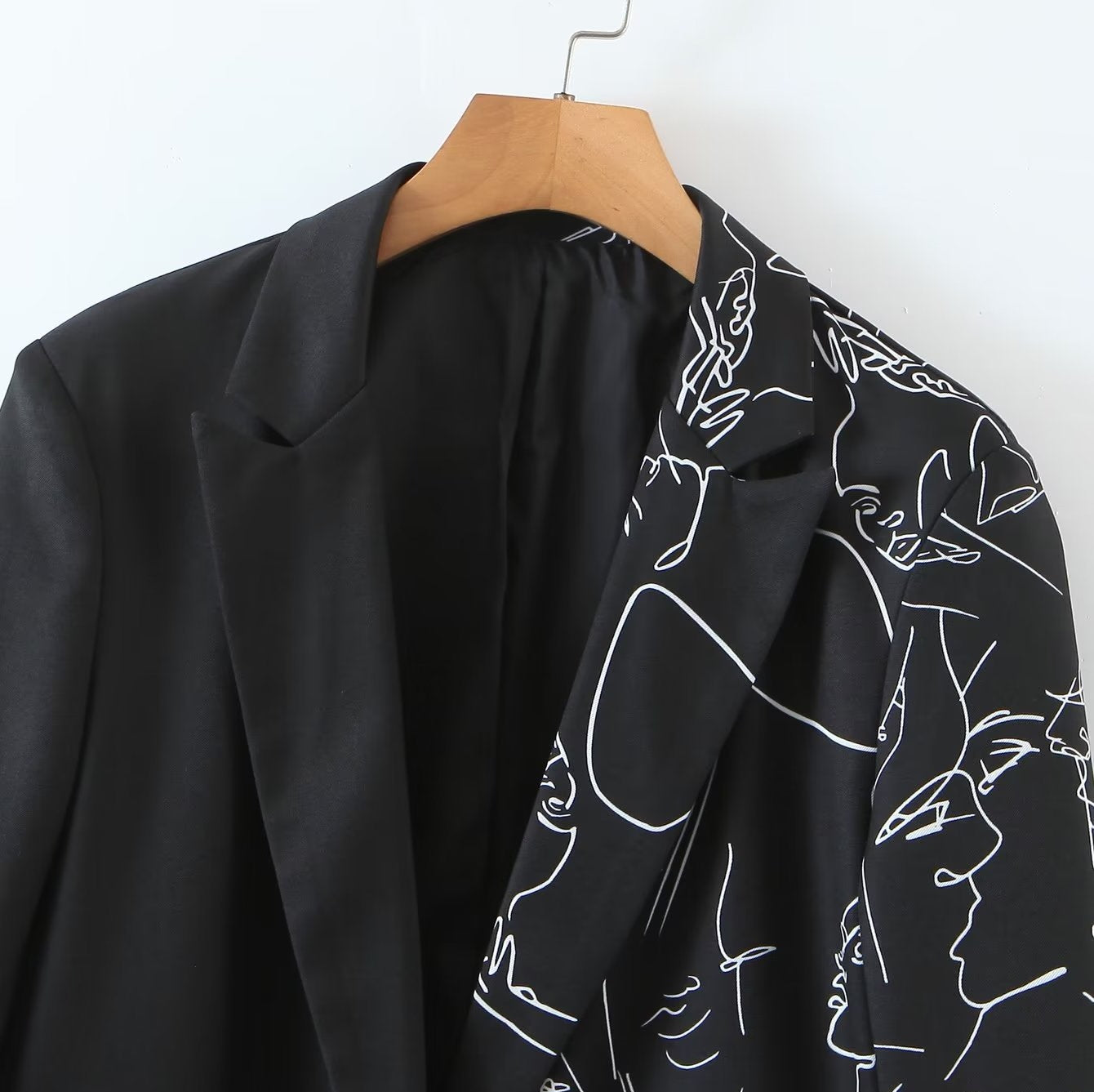 Kashi Monochrome Print Blazer