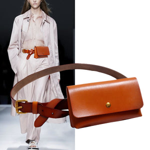 Rebecca Calf Leather Belt Bag