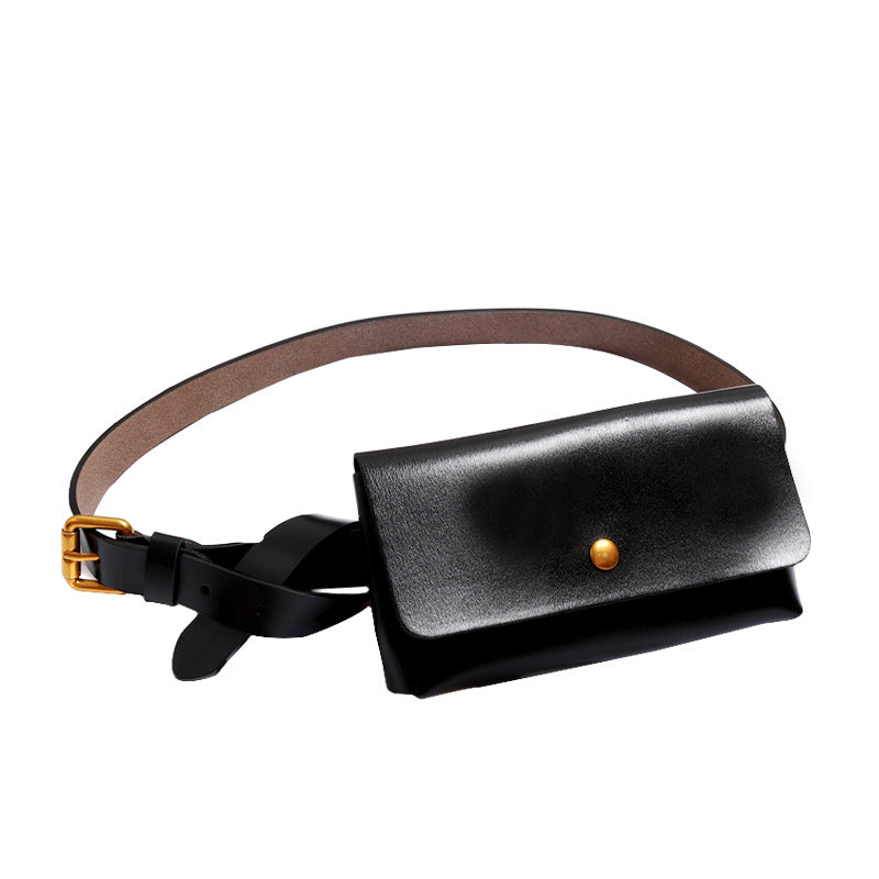 Rebecca Calf Leather Belt Bag