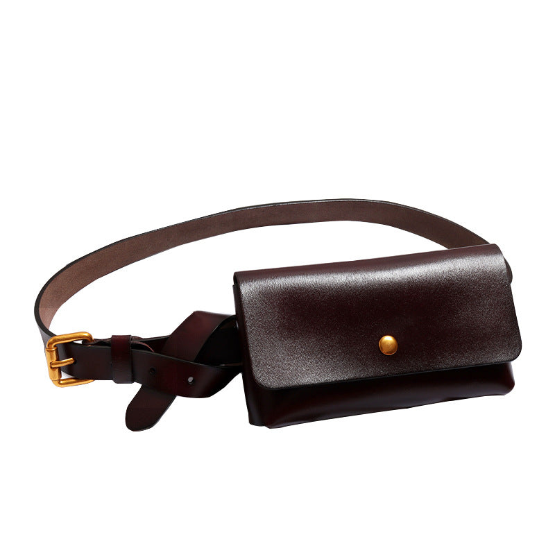 Rebecca Calf Leather Belt Bag