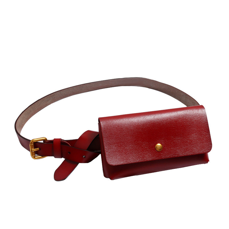 Rebecca Calf Leather Belt Bag