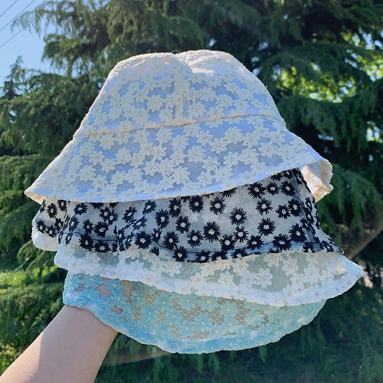 Wendy Floral Embroidery Bucket Hat