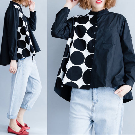 Serena Circle Print Blouse