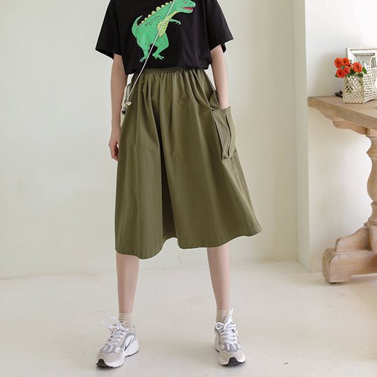 Robin Paneled Military Skirt