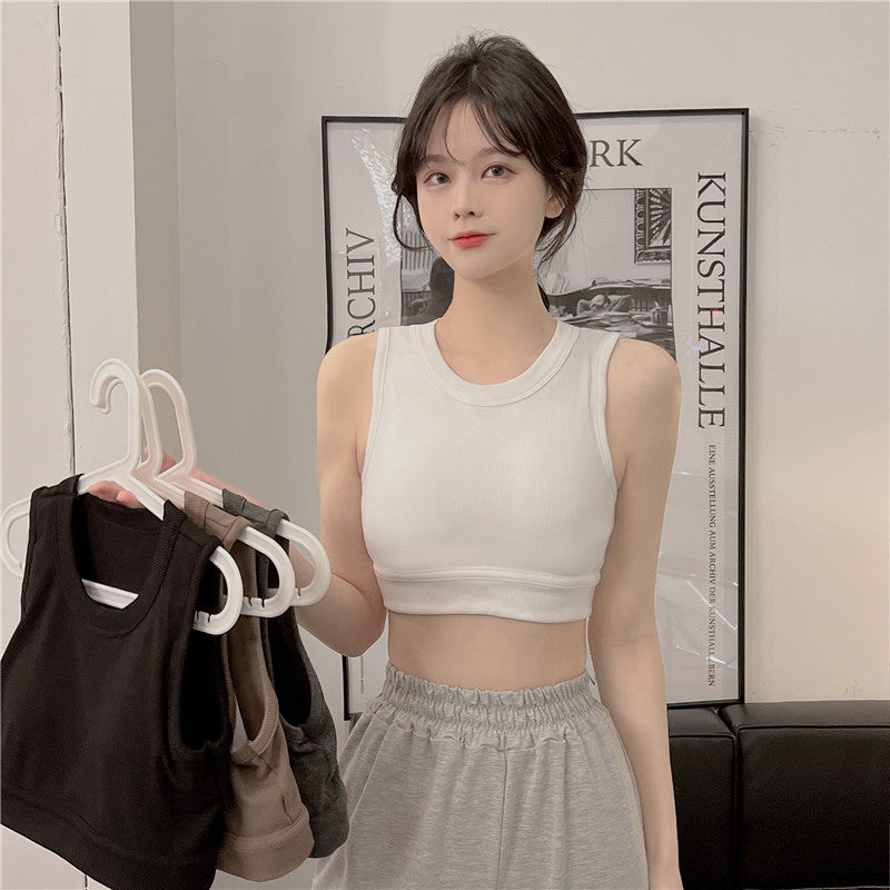 Ezra Rib-Knit Crop Top