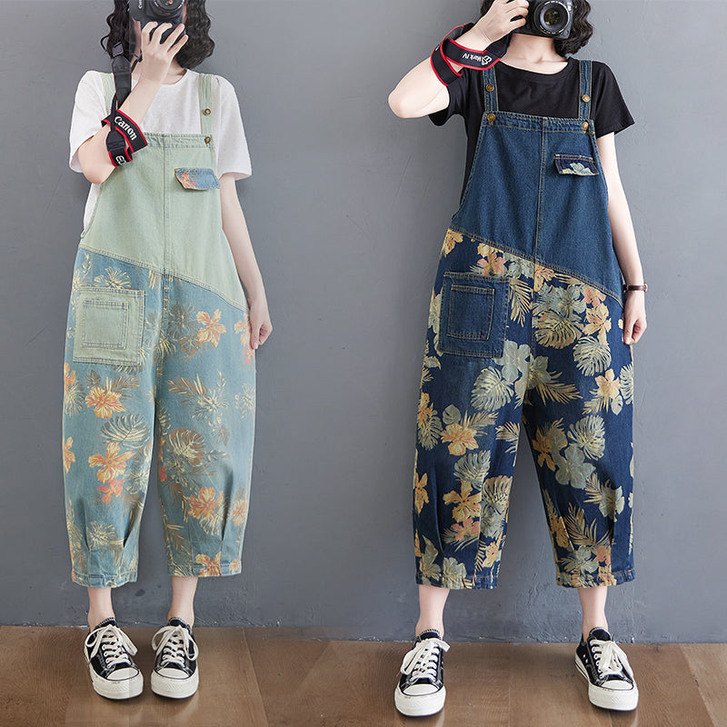 Hani Floral Overalls