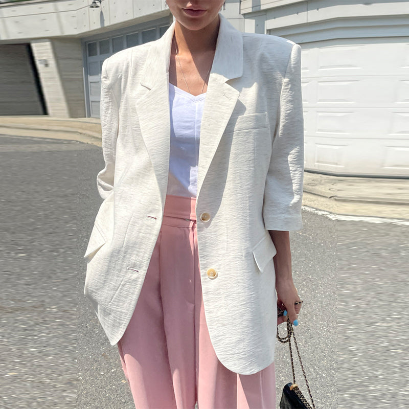 Vezelle Linen Blazer