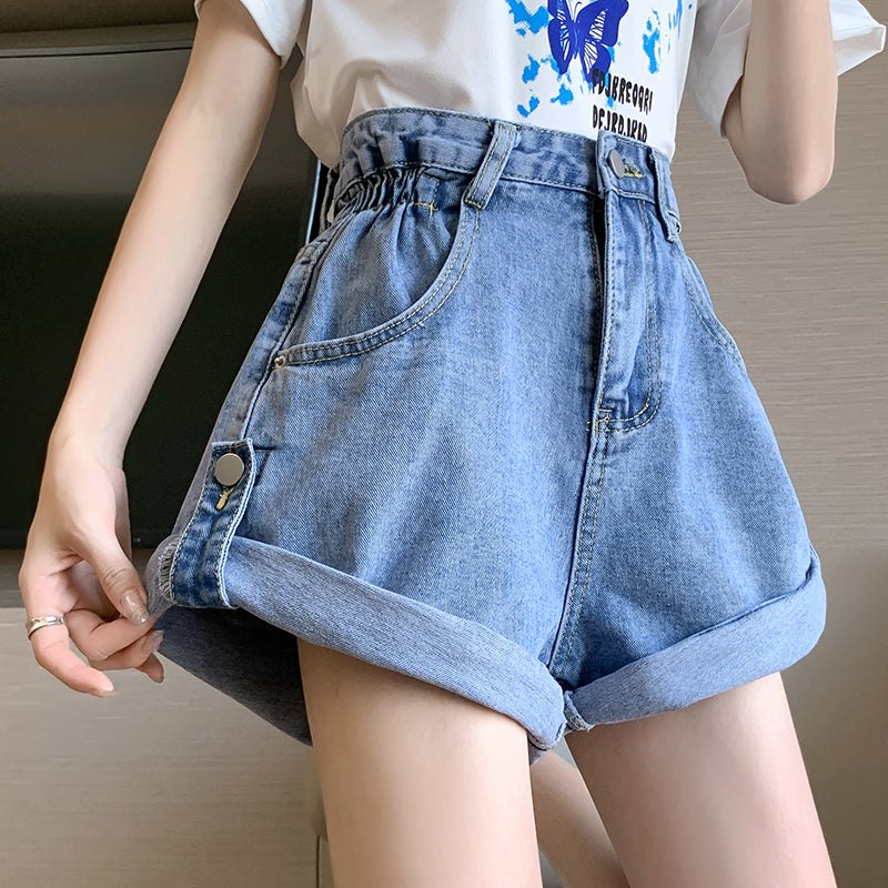 Cladie High Cut Denim Shorts