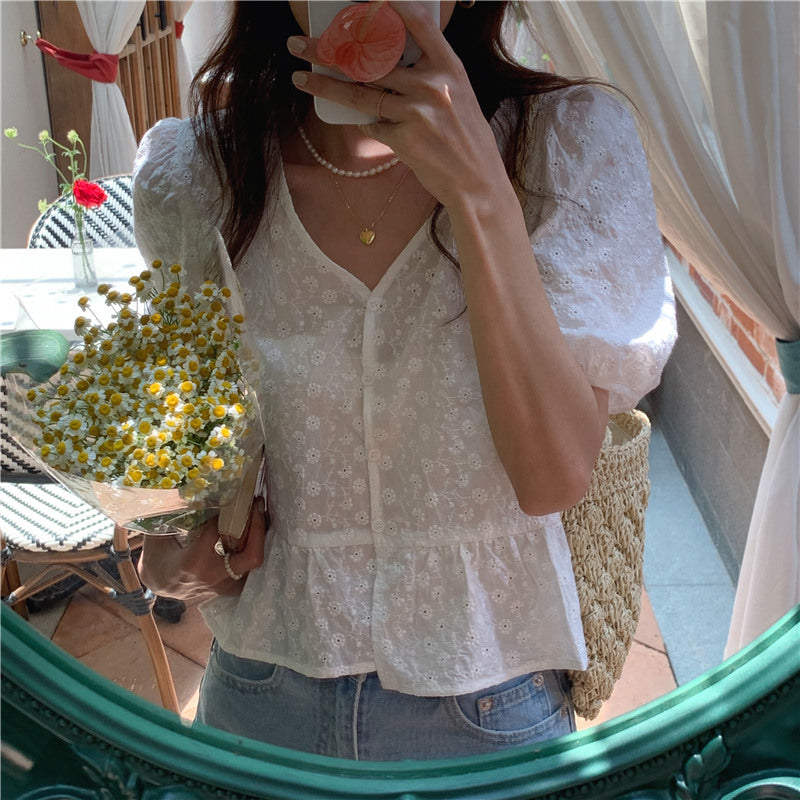 Sarie Eyelet Blouse