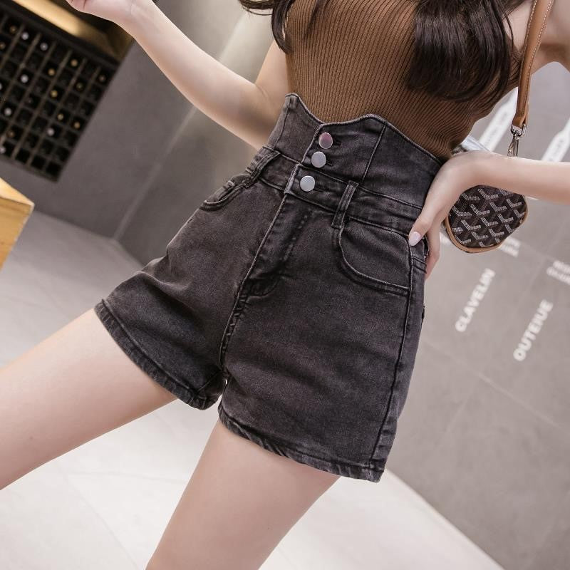 High Waist Denim Shorts