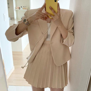 Pia Coat + Skirt Set