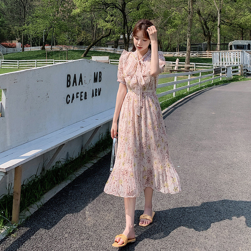 Cali Chiffon Floral Dress