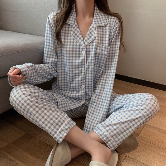 Ellia Checkered Pyjamas Set