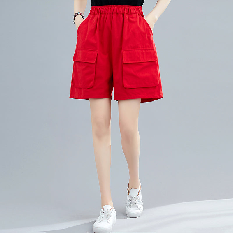 Mysha Elastic Cargo Shorts