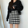 Demi Checkered Mini Skirt