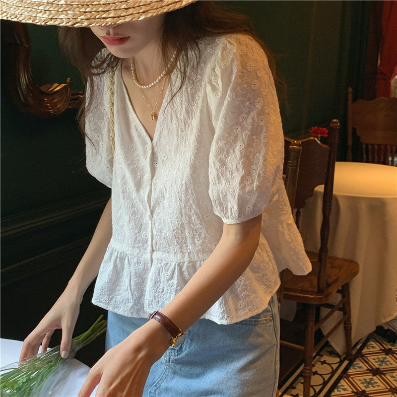 Sarie Eyelet Blouse