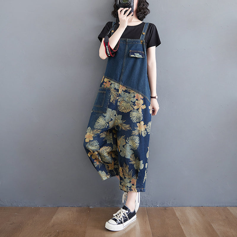 Hani Floral Overalls