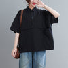 Meda Oversized Button Down Blouse