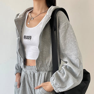 Vanya Crop Hoodie