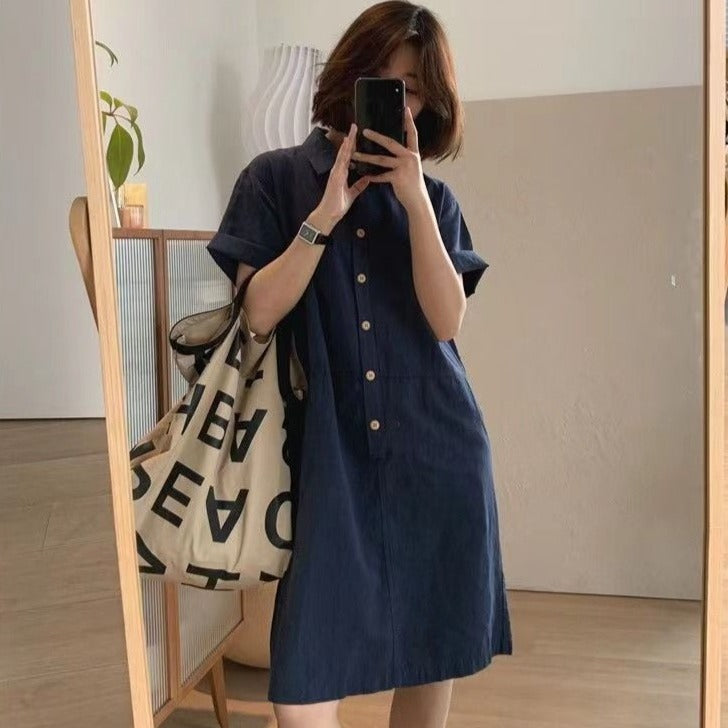 Rezlia Cotton Linen Dress