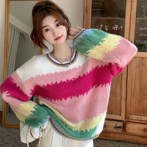 Jiyeon Rainbow Sweater