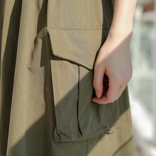 Robin Paneled Military Skirt