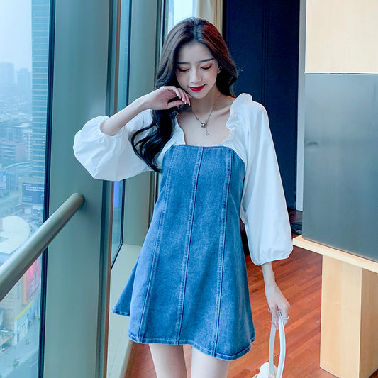 Becca Denim Mini Dress