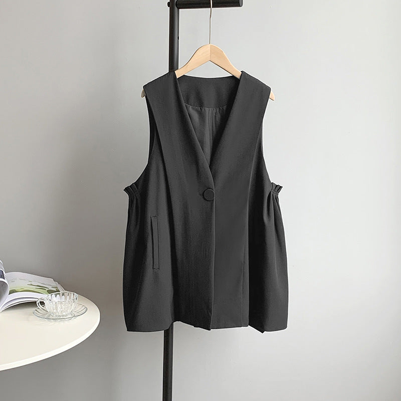 Moon Sleeveless Blazer