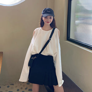 Helena Cold Shoulder Oversized Tee