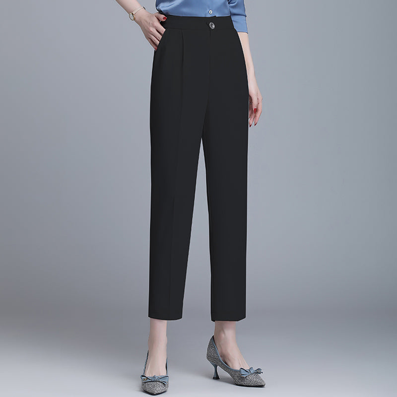 Simona Elastic Waistband Smart Pants