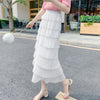 Sharmin Chiffon Layered Ruffle Skirt