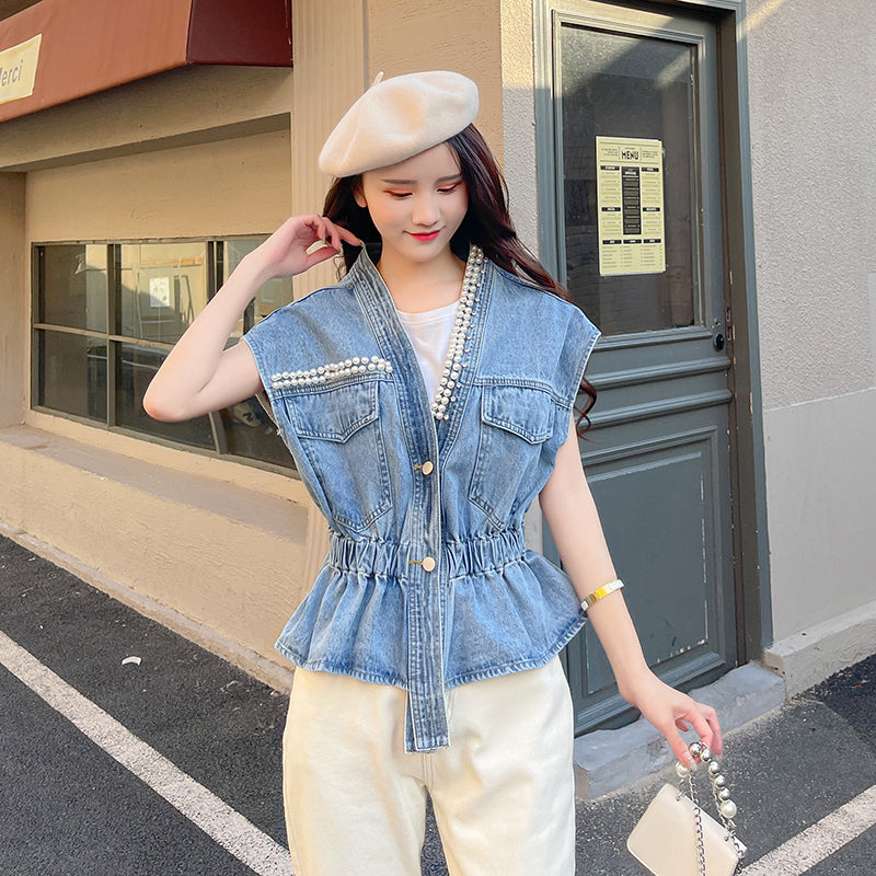 Siya Denim Vest