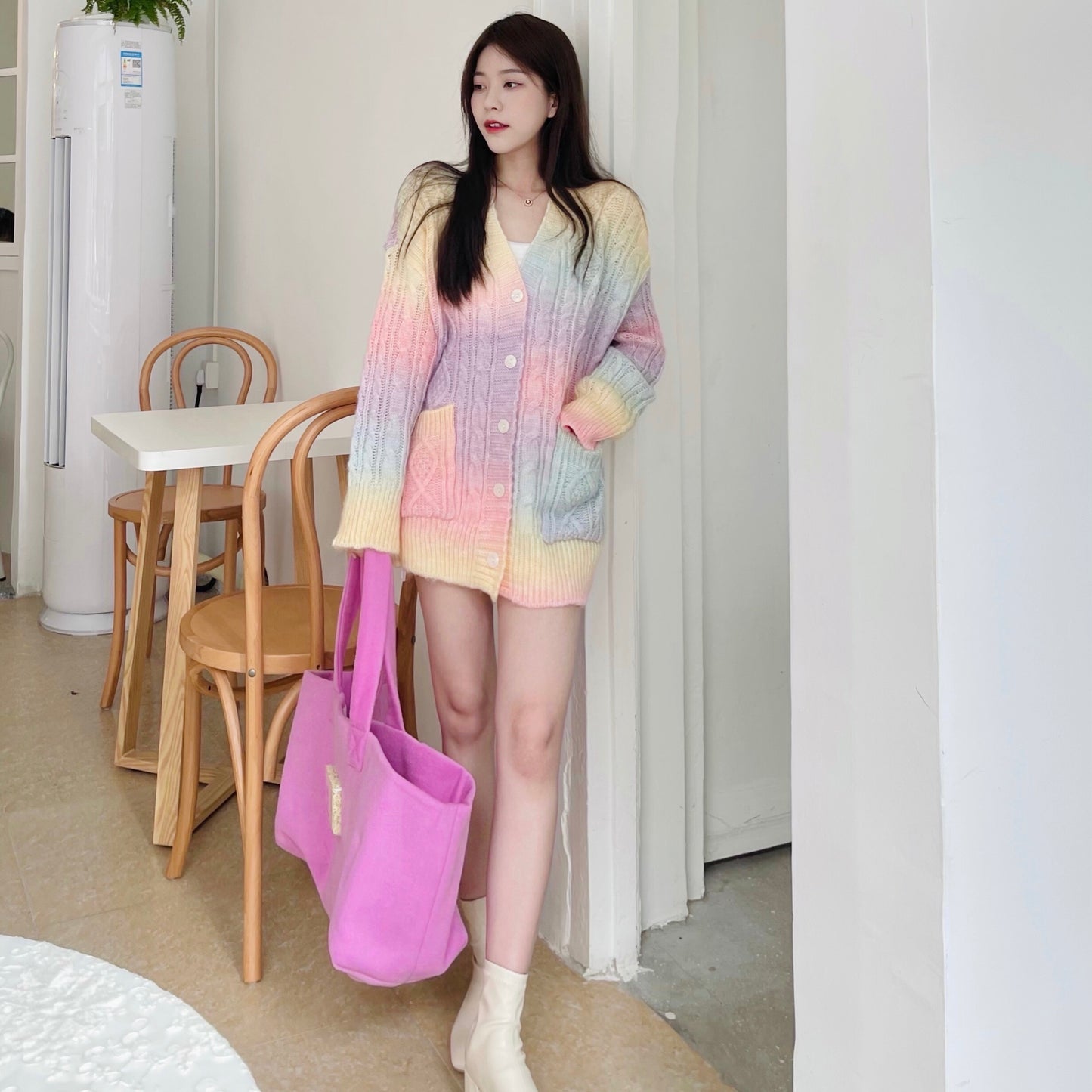 Lydia Unicorn Wool Knit Cardigan