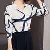 Stacey Line Abstract Blouse