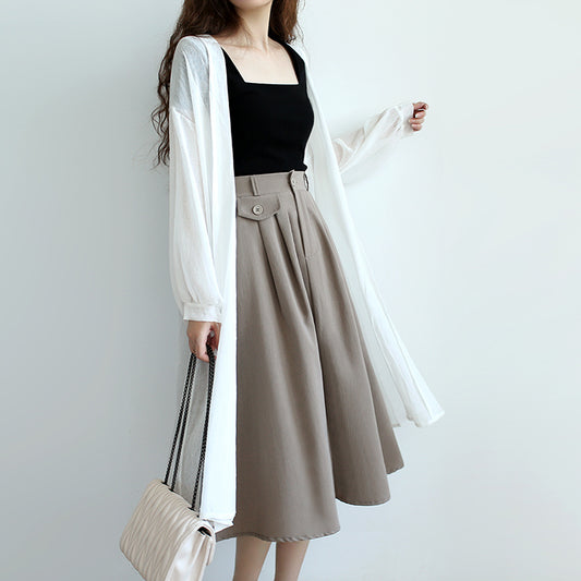 Freya A-Line Midi Skirt