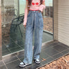 Yuna High Waist Drawstring Denim Jeans