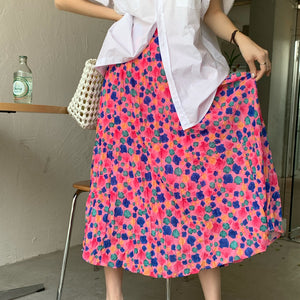 Hawa Pocket Button Up + Printed Long Skirt