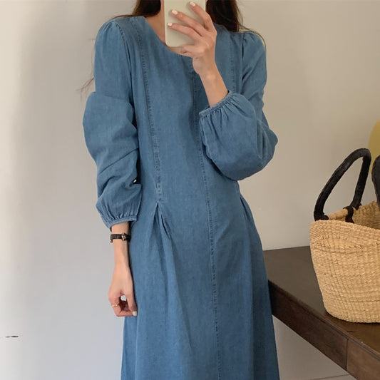 Floella Cotton Denim Dress