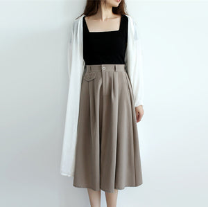 Freya A-Line Midi Skirt