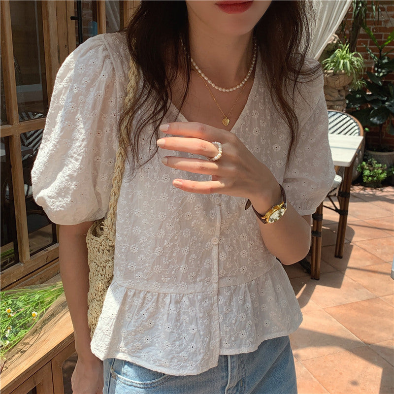 Sarie Eyelet Blouse