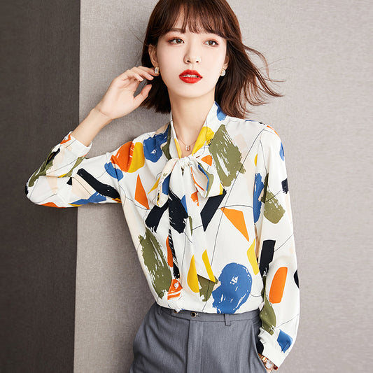 Altheda Ribbon Bow Blouse