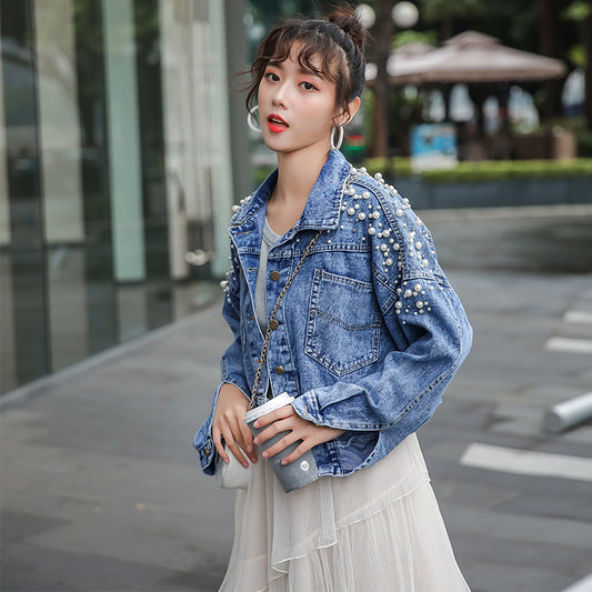 Ariette Pearl Denim Jacket