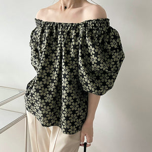 Ruddy Classy Floral Off Shoulder Top